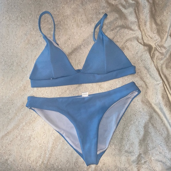 baby blue bathing suit
